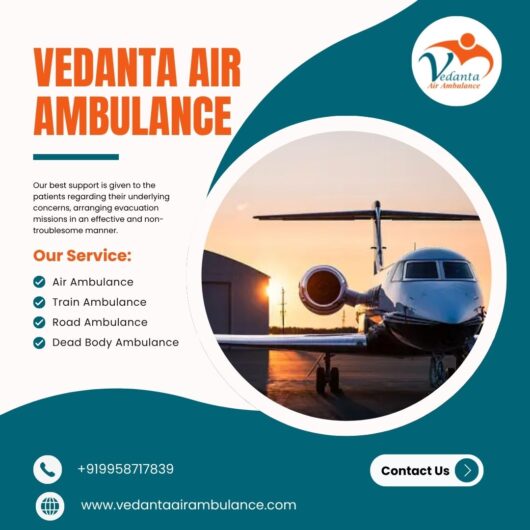 Emergency Air Ambulance with Medical Features in Srinagar