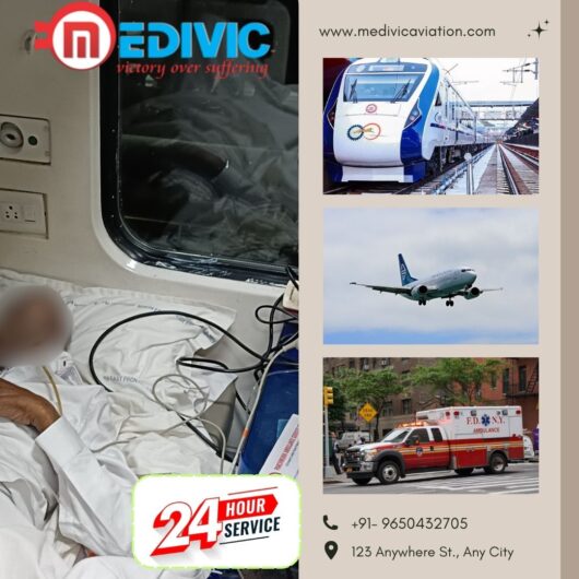 EXPERIENCE A RISK-FREE TRANSPORT WITH MEDIVIC AVIATION TRAIN AMBULANCE IN VELLORE