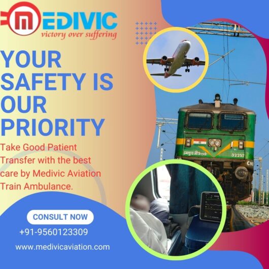 Medivic Aviation Responsibly Arranges Transit in Allahabad for Patients with Train Ambulance