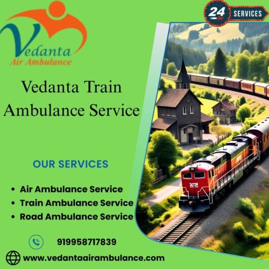 Vedanta Train Ambulance in Kerala monitors critical cases and transfers them immediately