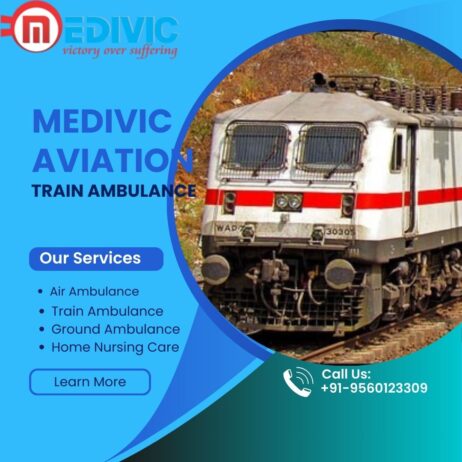 Medivic Aviation Train Ambulance Service in Patna provide amazing facilities