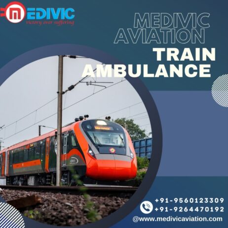 Medivic Aviation Train Ambulance Services in Ranchi provide a comfortable berth