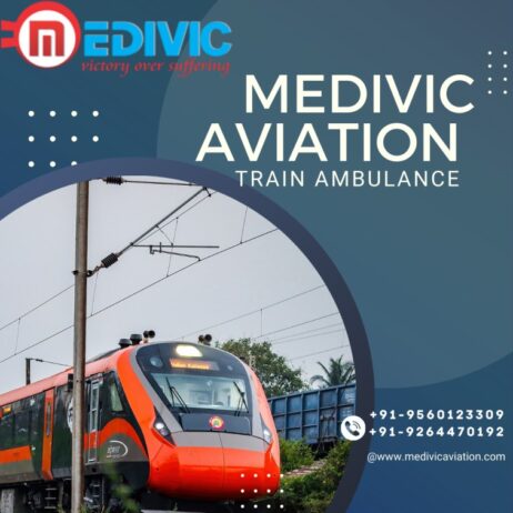 Medivic Aviation Train Ambulance Services in Kolkata is acquiring a skilled nurse with your patient
