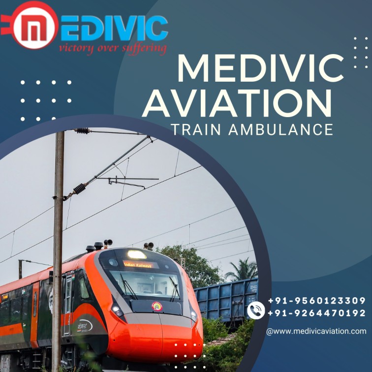 Medivic Aviation Train Ambulance Services in Kolkata is acquiring a skilled nurse with your patient