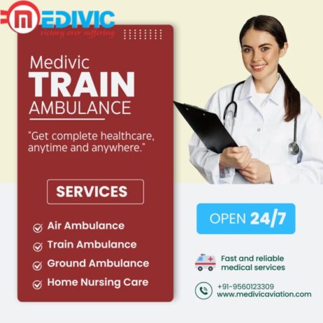 Medivic Aviation Train Ambulance Service in Allahabad creates a valid patient journey.