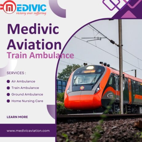 Medivic Aviation Train Ambulance Service in Patna provides AC coaches to our patients