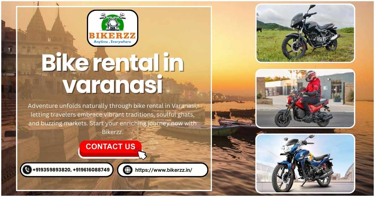 Create Memories via bike rental in Varanasi While Exploring Trails
