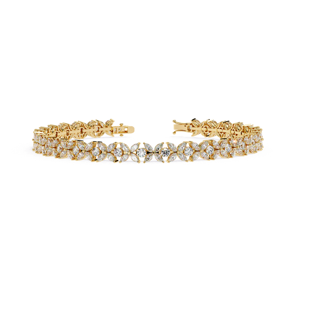 Tennis Bracelet – Lab Grown Diamonds in Yellow Gold