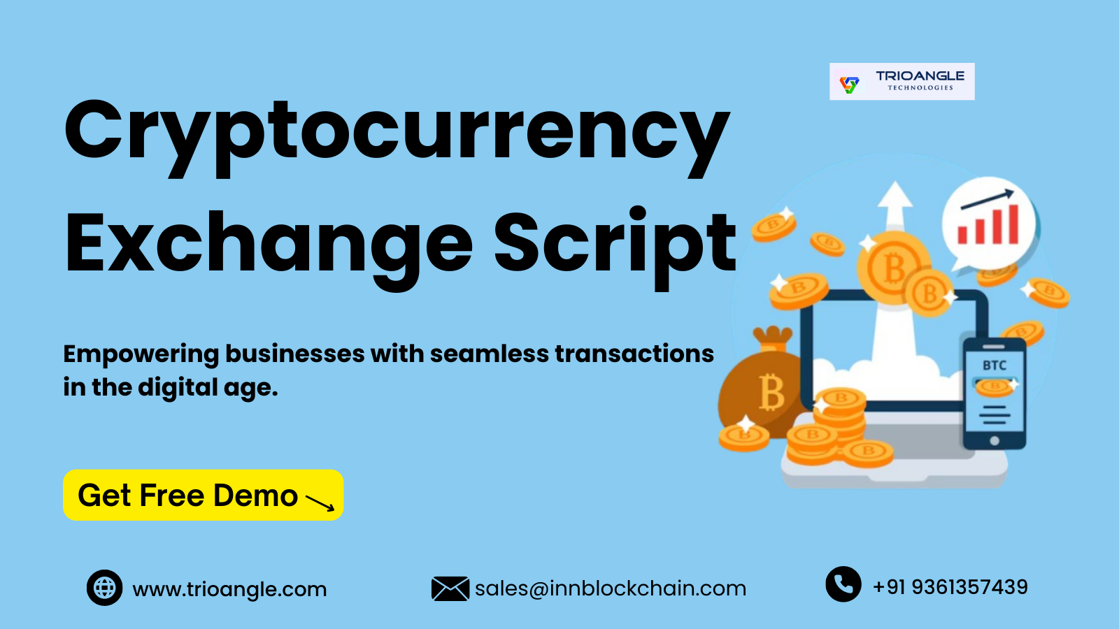 Cryptocurrency Exchange Script – Launch Your Crypto Exchange Today!