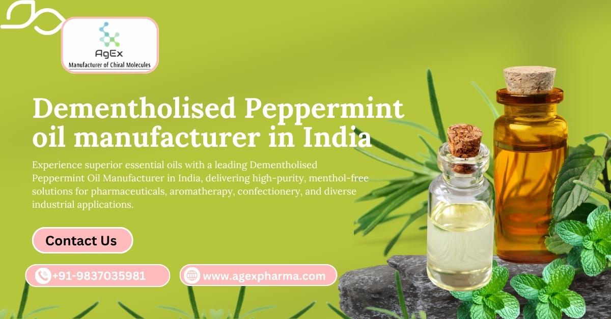 Quality Assured Dementholised Peppermint Oil Manufacturer in India