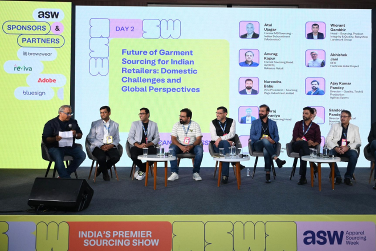 Networking Among Clothing Manufacturers at ASW