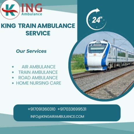 King Train Ambulance Service plays an important role in transporting patients from one city to another in Jamshedpur