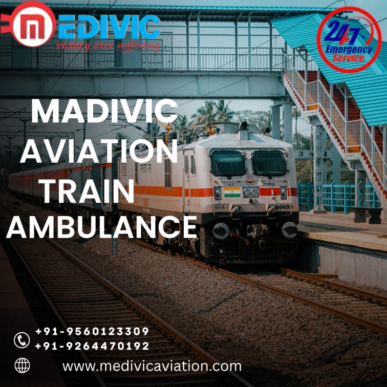 Medivic Aviation Train Ambulance Service in Vellore gives you a suitable money offer.