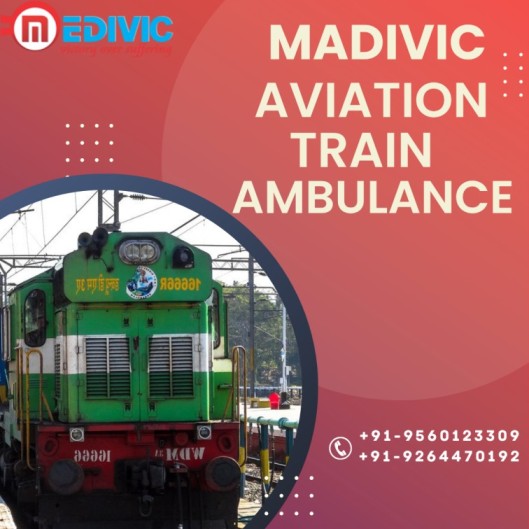 Book Medivic Aviation Train Ambulance Service in Dibrugarh