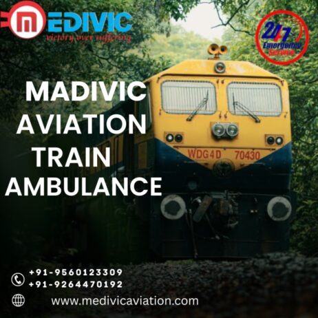 Medivic Aviation Train Ambulance Service in Raipur is giving the best performance