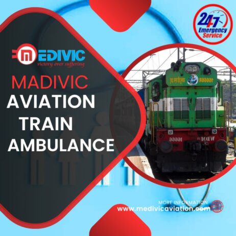 Medivic Aviation Train Ambulance Service in Patna provides a low-budget service