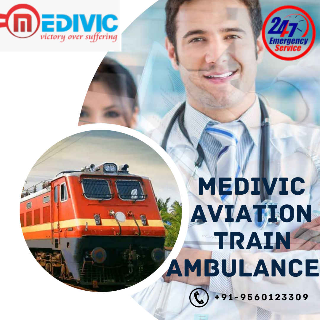 Medivic Aviation Train Ambulance Service in Lucknow is giving the best services in train ambulances.