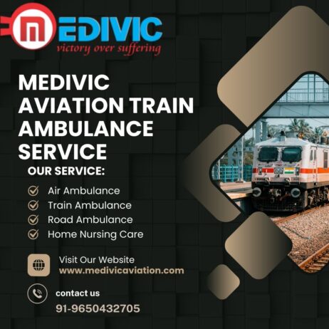 Medivic Aviation Train Ambulance in Delhi Helps Transfer Patients at Competitive Prices