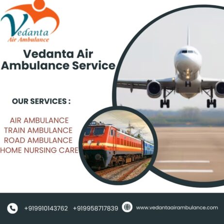 Vedanta Air Ambulance in Goa provides a safe transfer facility to your patient at a very nominal fee