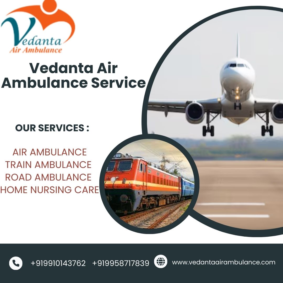 Vedanta Air Ambulance in Goa provides a safe transfer facility to your patient at a very nominal fee