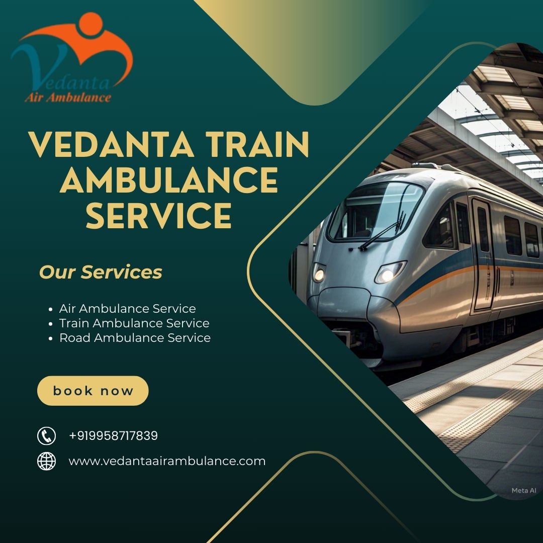 Vedanta Train Ambulance booking for safe medical transportation from Pune made easy