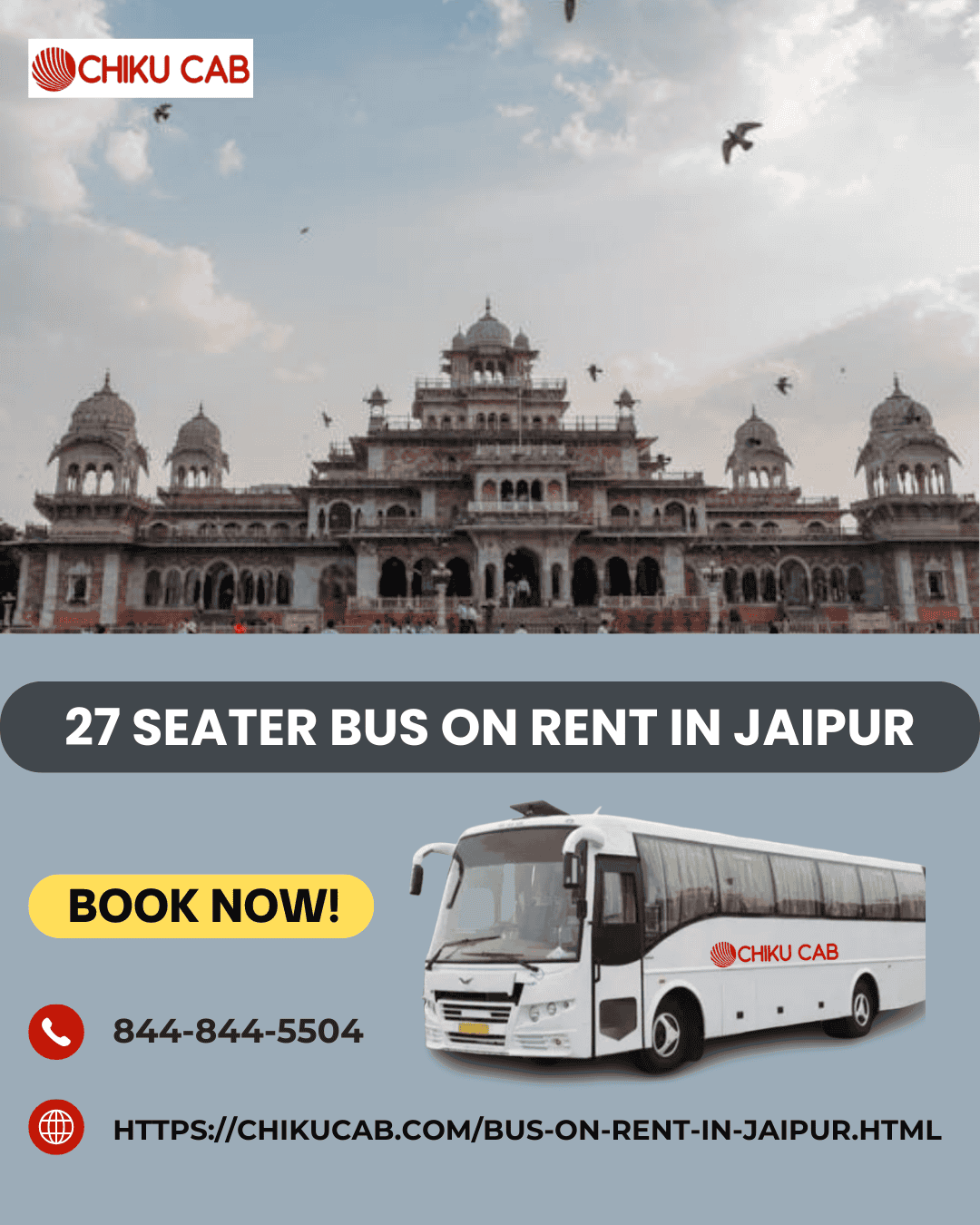 27 Seater Bus on Rent in Jaipur – Reliable Transport for Events