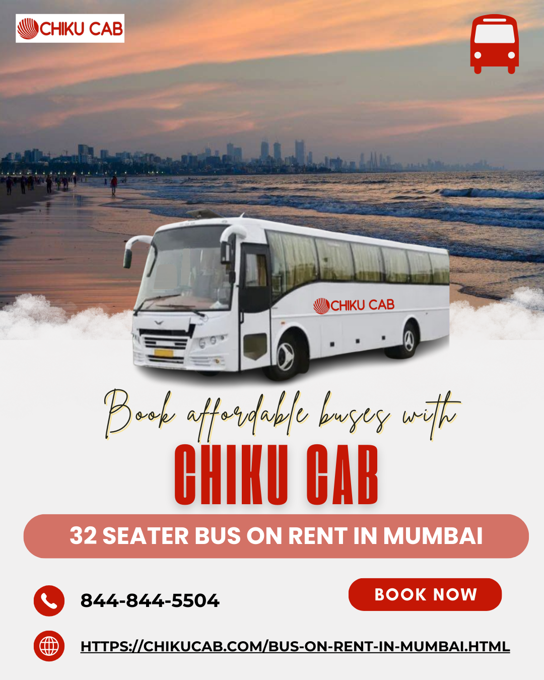 32 Seater Bus Hire in Mumbai – Comfortable Group Travel