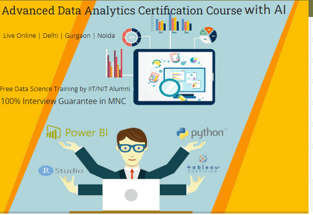 Data Analyst Course in Noida, Sector 76, Free Alteryx, R Business Analytics with AI by SLA Consultants Noida, Update Skills for 2026 Jobs