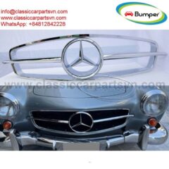 Mercedes-190SL-Roadster-front-grille-1