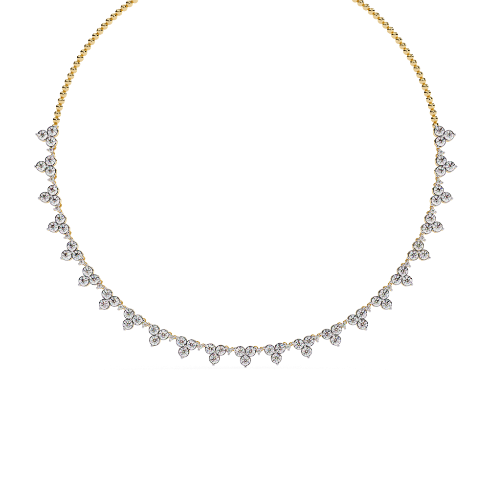 Raindrop Necklace 2.14 Ct lab grown diamond