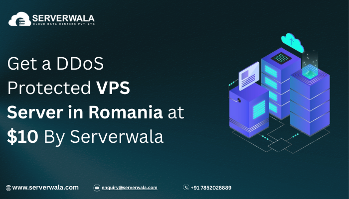 Get a DDoS Protected VPS Server in Romania @$10 By Serverwala