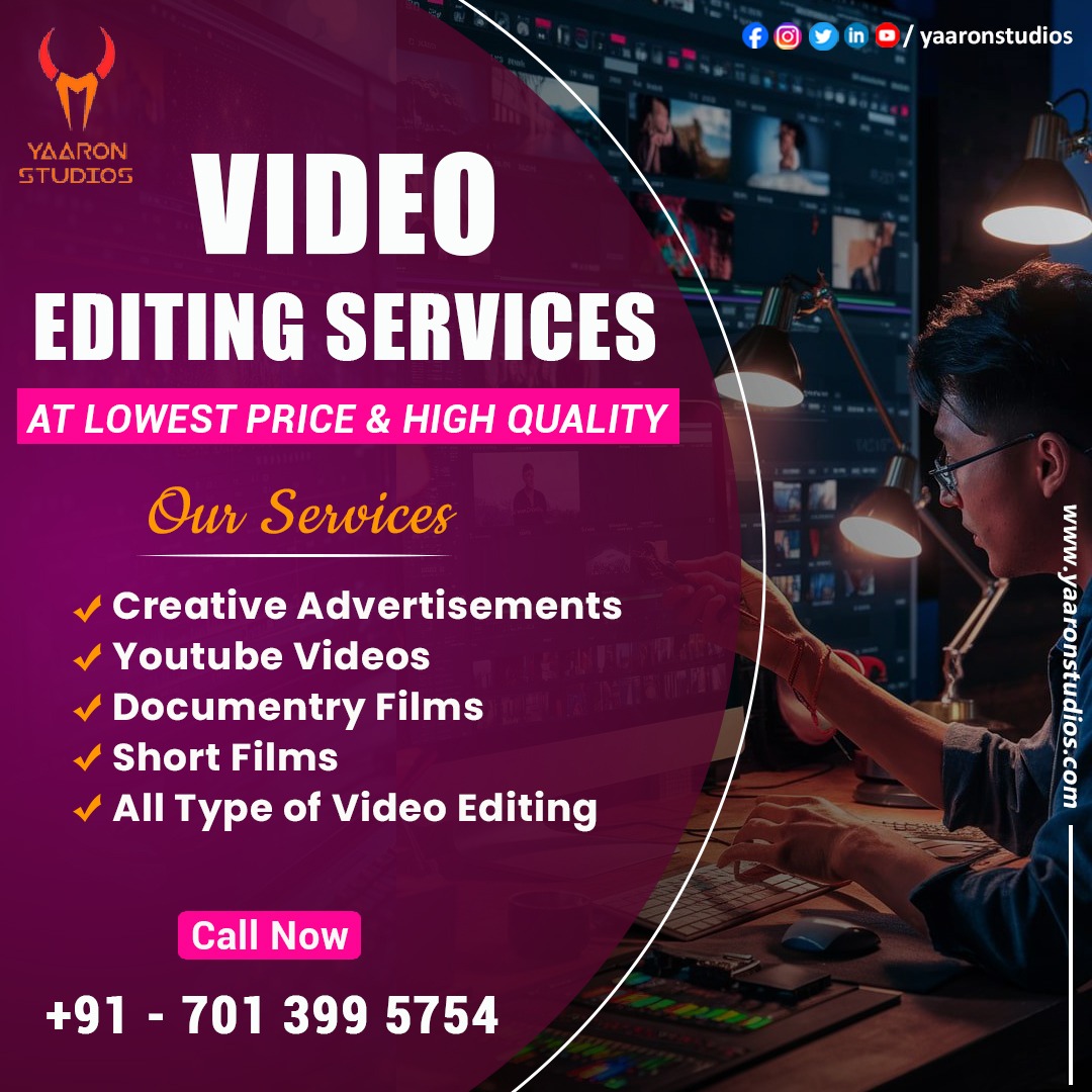 Yaaron Studios – Video Editing and Dubbing Studio in Hyderabad