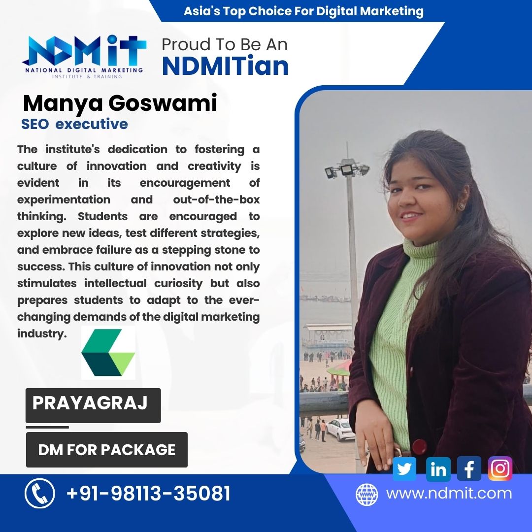 NDMIT – Advanced Digital Marketing Training in Allahabad with Certification