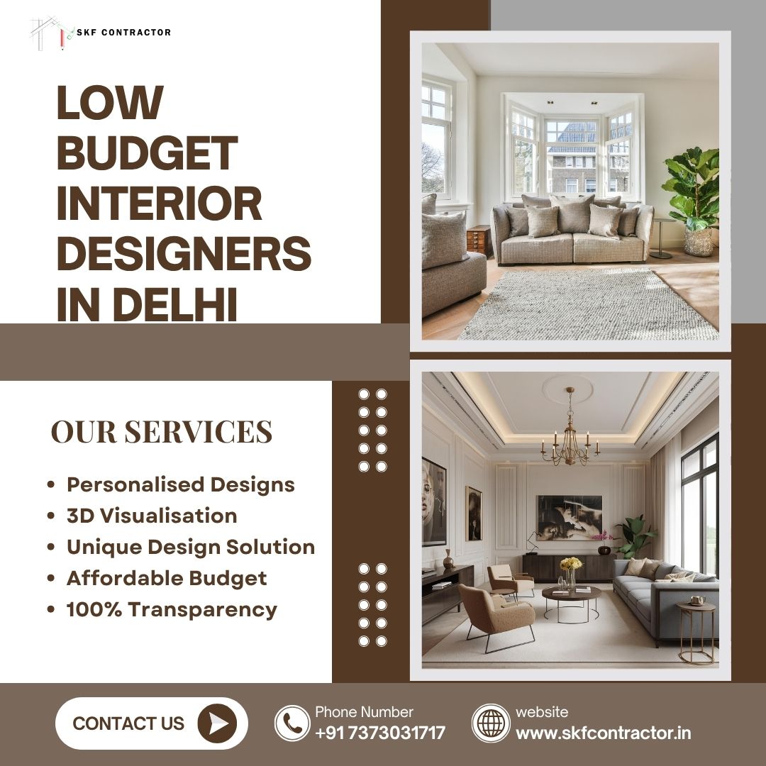 Best Low Budget Interior Designers in Delhi 2025