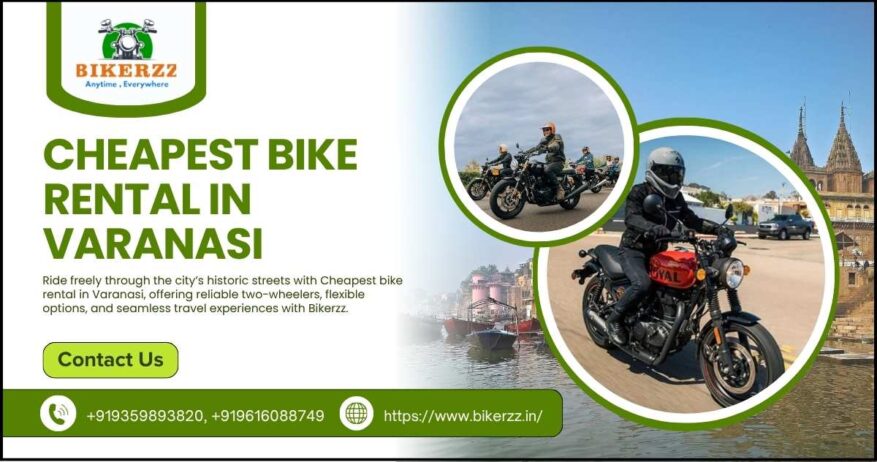Glide across city lanes via Cheapest bike rental in Varanasi