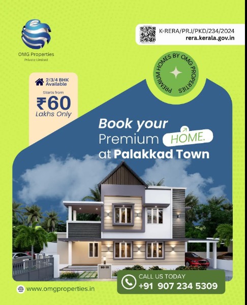 3 BHK VILLA FOR SALE IN PALAKKAD