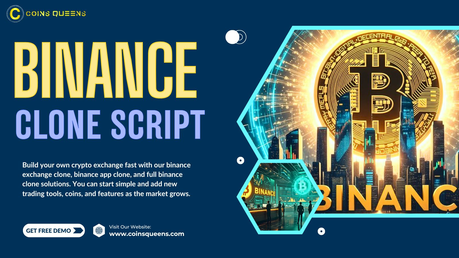 Binance Clone Script: Build Your Exchange with Our Binance Exchange Clone, Binance App Clone & Binance Clone Solutions