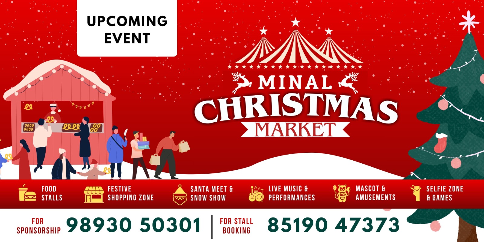 Minal Christmas Market – The Most Magical Christmas Celebration Awaits You in Bhopal!