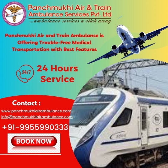 Take Panchmukhi Air and Train Ambulance Service in Nanded with the Best Healthcare Facility