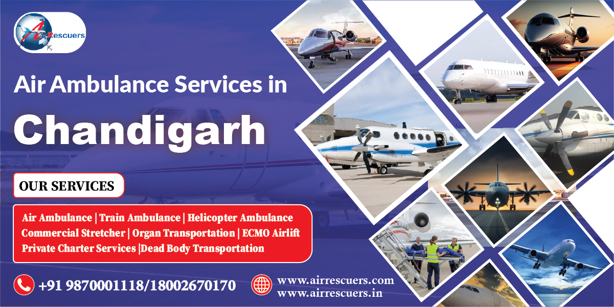 Air Ambulance Services in Chandigarh Receive Timely Care