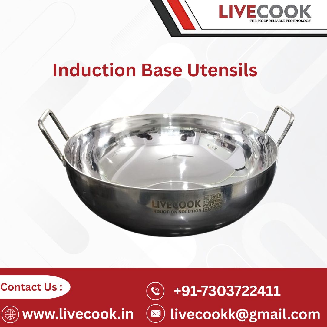 Premium Induction Base Utensils for Fast and Even Cooking
