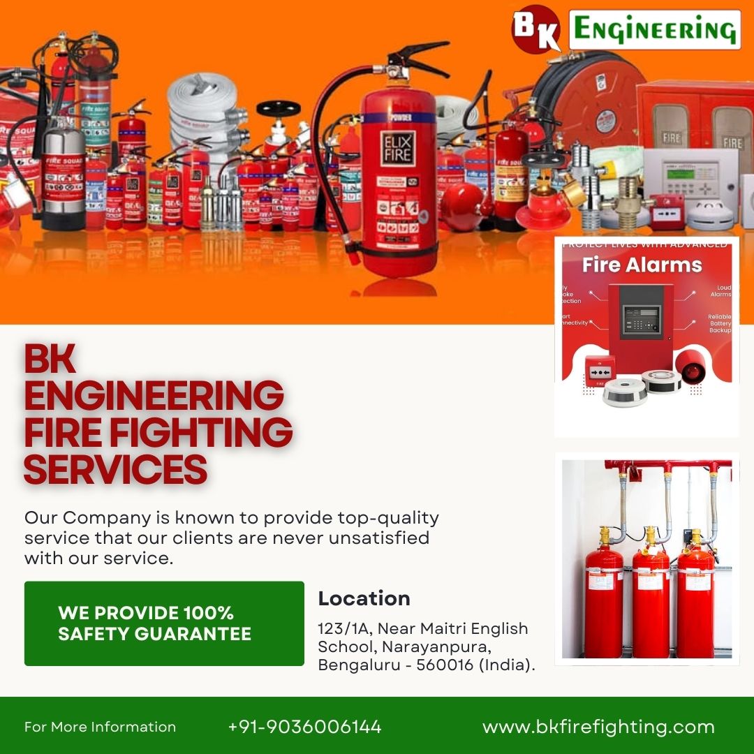 Professional Fire Fighting Services in Bangalore by BK Engineering