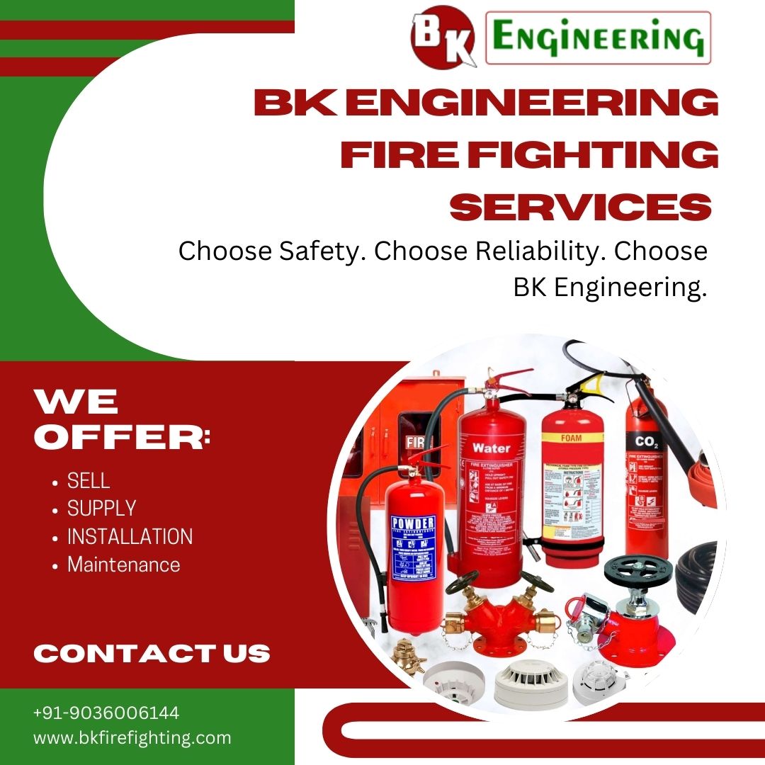 Unfailing Fire Fighting Services in Patna by BK Engineering