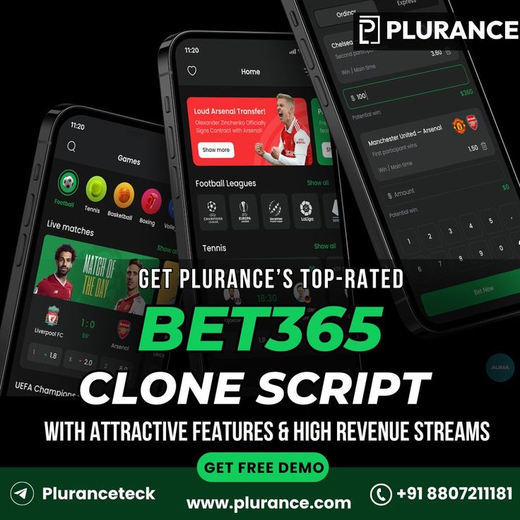 Create a Premium Online Sportsbook Instantly with Plurance’s Bet365 Clone Script