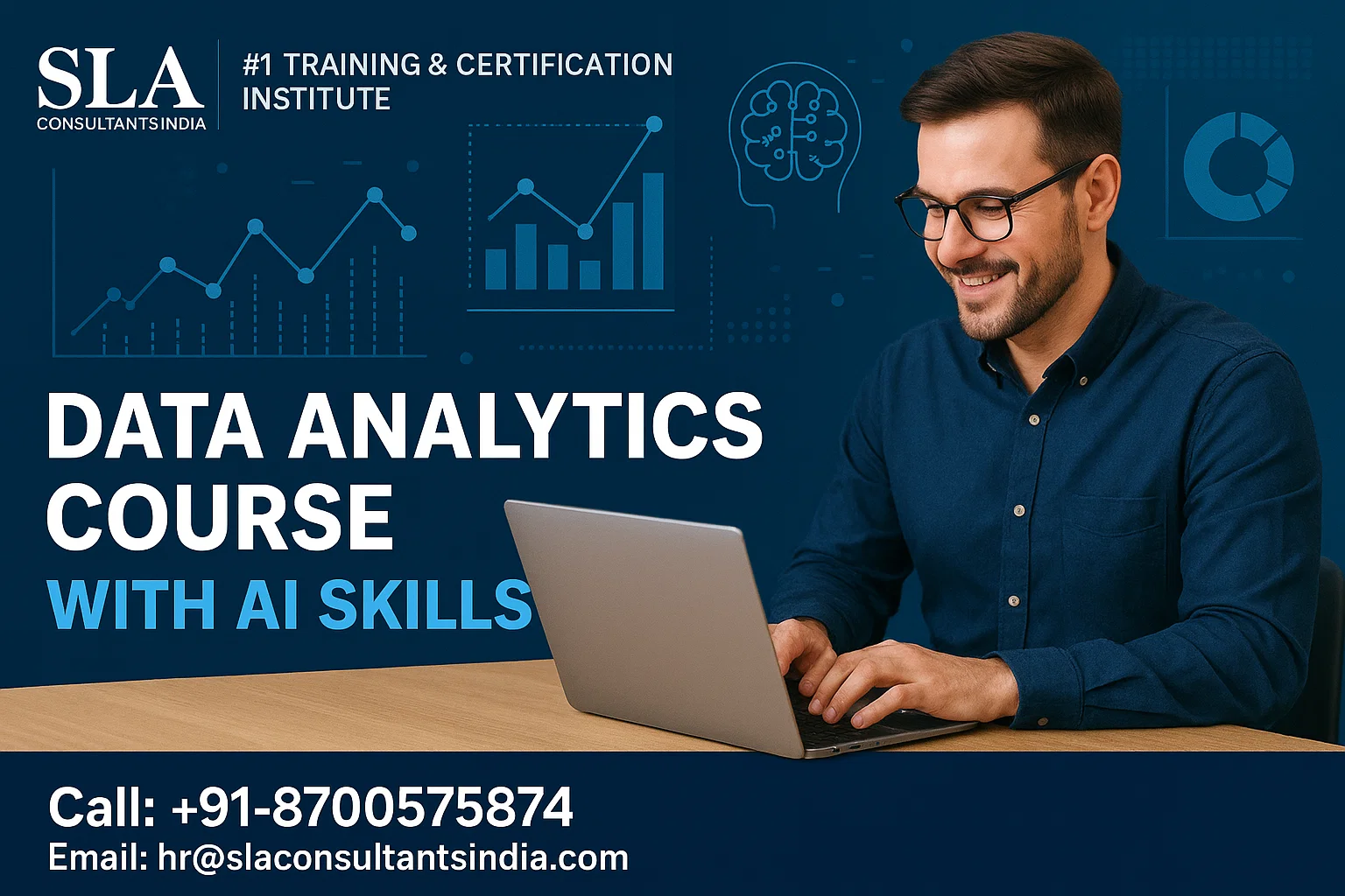 Data Analytics Course in Delhi with Free Python+Tableau by SLA Institute in Delhi, NCR, Banking Analyst Certification [100% Placement, Learn New Skill of ’26] get Accenture Data Science Professional Training,​