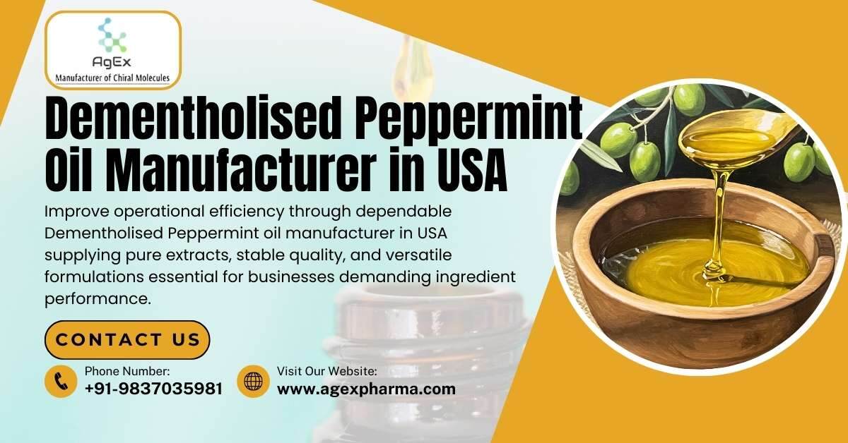 Power Your Production Dementholised Peppermint oil manufacturer in USA