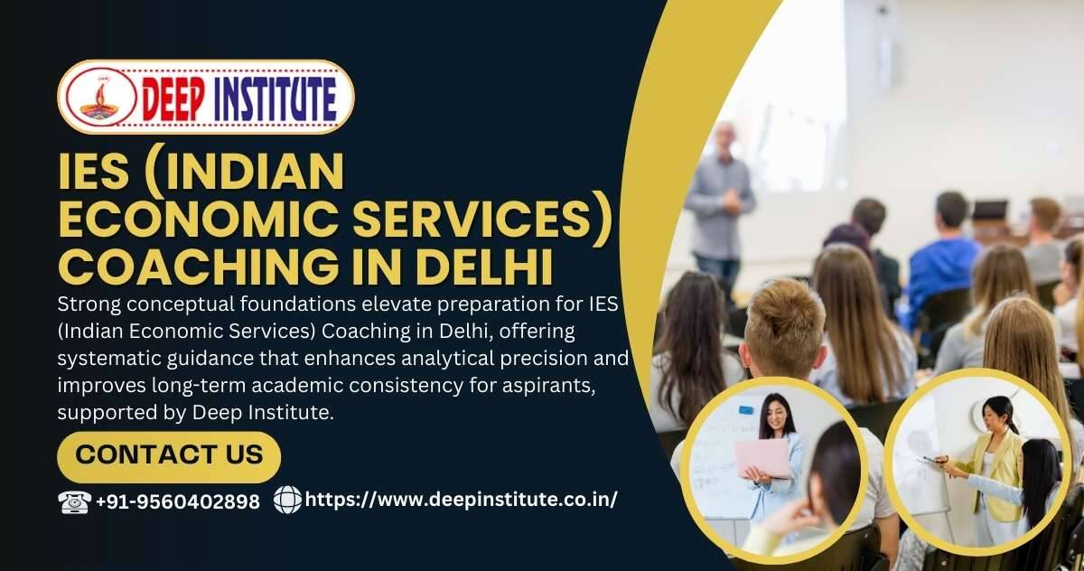 Strategic Learning via IES (Indian Economic Services) Coaching in Delhi
