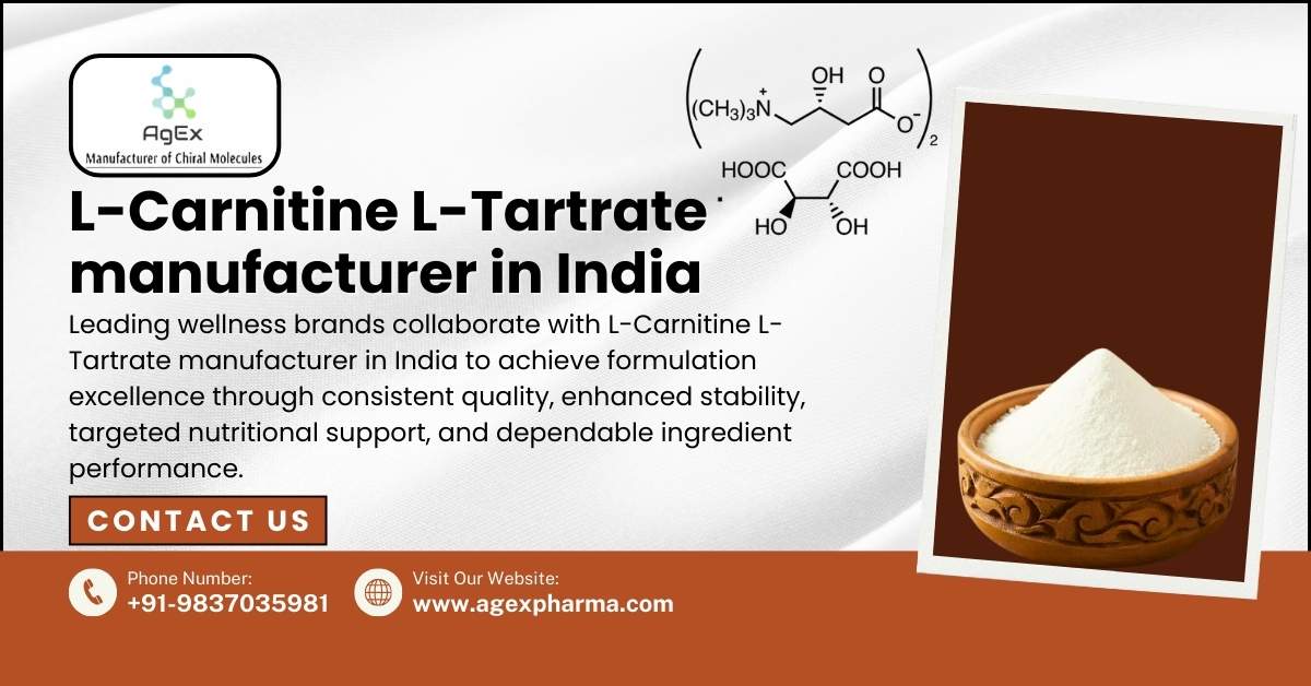Clear Benefits Of L-Carnitine L-Tartrate manufacturer in India