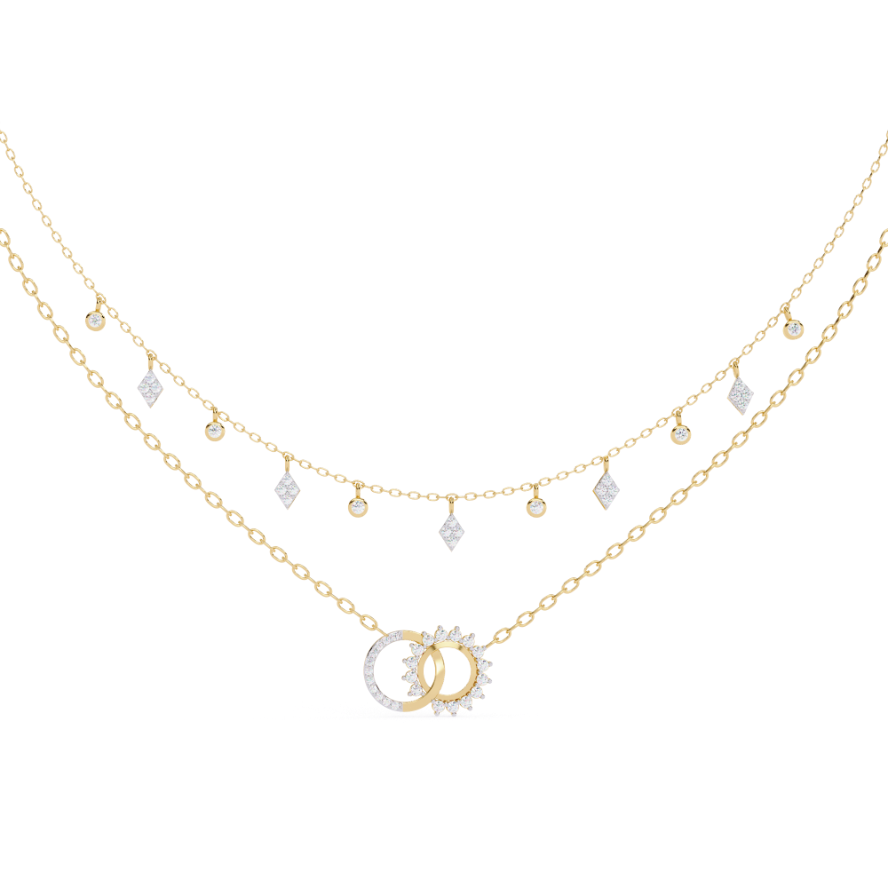 Lustre Line Layers Chain Necklace