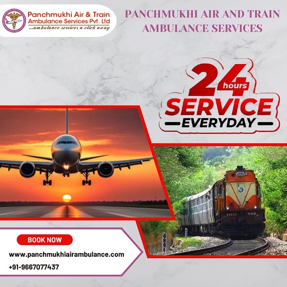 Feel Stress-Free and Have Zero Distress during the Medical Transfer via Emergency Air and Train Ambulance Service in Bhubaneswar